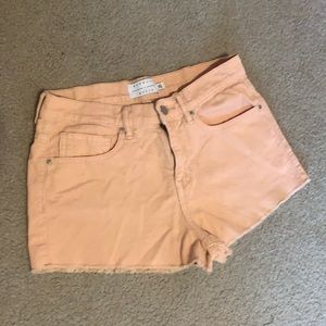 Kendall + Kylie Corduroy Vintage Pink Shorts 26